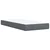 vidaXL Box spring postelja z vzmetnico temno siva 80x200 cm žamet