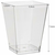 Ruhhy Kvadratne PVC skodelice za sladice 50kos 120ml