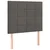 Vidaxl Box spring postelja z vzmetnico temno siva 100x200 cm žamet