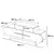 Hanah Home TV komoda Rose