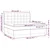 Vidaxl Box spring postelja z vzmetnico LED črna 200x200 cm blago