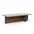 HANAH HOME Sto za dnevnu sobu Harbor Travertine Milano Walnut