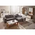 Hom`in DNEVNI REGAL, bela, barve hrasta