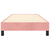 vidaXL Box spring posteljni okvir roza 90x200 cm žamet