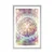Plakat s paspartujem Mandala v zanimivem dizajnu - 40x60 black