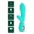 Vibrator Thomas, Silikonski, 20cm, Zeleni