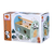 Drevený didaktický domček Panda Shape Box Eichhorn s 8 vkladacími tvarmi a dverami od 12 mes EH3807