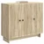 Kreveta Hrast sonoma 89 x 34,5 x 80 cm Konstruirano drvo