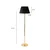 Opviq Podna lampa, Crna