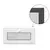 Prozor za podrum RISOR 80 x 40 cm PVC i staklo Antracit