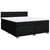 vidaXL vidaXL Box spring postelja z vzmetnico črna 180x200 cm blago, (21306045)