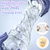 SuperLove 3D Realistic Texture Masturbator with Suction Cup Crystal Clear