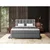 Esposa BOXSPRING POSTELJA 180 cm x 200 cm , tekstil antracit
