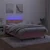 Vidaxl Box spring postelja z vzmetnico LED roza 120x200 cm žamet