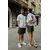 Innovation X Oversized Majica Unisex - Bela Cherry