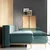 Carryhome BOXSPRING ZOFA, barve petroleja tekstil