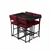 Hanah Home Set barskih stolova i stolica, 110 x 70 x 92 cm, 5 delova, Bordo