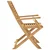 Sklopive vrtne stolice 4 kom 54,5x61,5x86,5 cm od drva bagrema