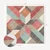 shumee Komplet PVC vinilnih ploščic geometrijskih barvnih oblik 9x30x30 cm