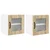 vidaXL Stenska kuhinjska omarica 2 pcs Sonoma hrast 40 x 31 x 40 cm