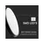 LED kupatilsko stropno svetlo 36 W, 230 V, IP44, 4000 K, prečnik 35 cm, crno