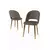 HANAH HOME Set stolica (4 komada) Pane Cappuccino Gold