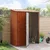 vidaXL vidaXL Vrtne hiške Rjava 153,5 x 86 x 200 cm Kovina, (5000143524)