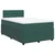 Vidaxl Box spring postelja z vzmetnico temno zelena 120x200 cm žamet
