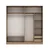 Hanah Home Garderober Kale-7171, 220x210x60 cm, Hrast-beli