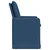 Trpezarijske stolice 2 pcs Plava 57 x 67 x 98 cm tkanina