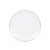 shumee Pearl Gold plošča 20 cm bela