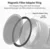K&F 52-77mm Magnetic Filter Adapter Ring, Matte Black, Frame Thickness 2.16mm