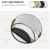 K&F 60cm 5 in 1 round reflector with handle foldable multiple discs with tote bag - translucent, sil