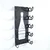Hanah Home dekorativni metalni stalak za vino Vin Hld-3016, crni