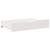 Ladice ispod kreveta 2 kom bijele 80x55x17 cm od borovine