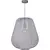 Brilagi - LED luster na sajli ARVEN 1xE27/8W/230V, prečnik 37 cm, siva