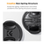 K&F 82MM Lens Caps Kit Caps*2+Anti-lost rope*2+vacuum cleaning cloth*1