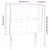 Vidaxl Vzglavje z ušesi krem 83x23x118/128 cm blago