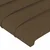 Vidaxl Vzglavje postelje temno rjavo 180x5x118/128 cm blago