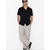 Trendyol Black Regular Fit Short Sleeve Summer Textured Knitted Shirt