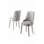 Hanah Home Set stolica Newa, 46x94x46 cm, 4 komada, Srebrno-sive boje