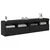 TV zidni ormari Zidne 2 pcs Crni hrast 80 x 30 x 40 cm