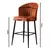 Hanah Home Set 4 barske stolice Rubi Bronzano-Crni