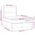 vidaXL Box spring postelja z vzmetnico LED modra 120x200 cm blago