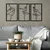 Wallity Zidna dekoracija Zumra, 123x55 cm, 1.2mm, Crna