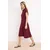 Trendyol Milla Ženska haljina Twoss24El00480, Bordo