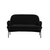 Atelier del Sofa Dvosed Aster, 140 x 80 x 53 cm, Crni