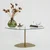 Hanah Home Klub sto Soho 85x40x67cm Providno-Zlatni