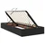 Krevet s od storage s madracem Crna 90 x 190 cm Baršun