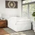 Vidaxl Box spring postelja z vzmetnico bel 120x190 cm umetno usnje